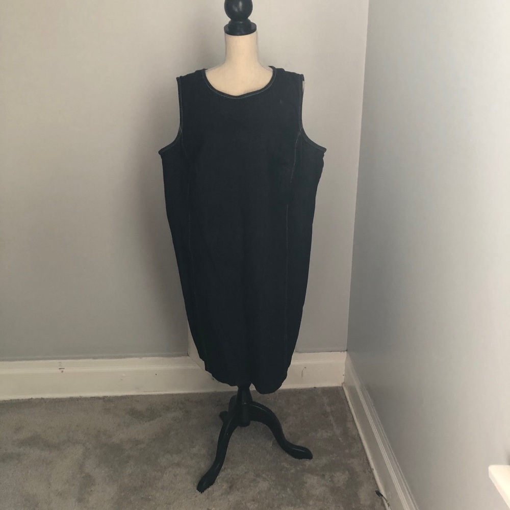 Ralph Lauren Dark Denim Sheath Dress Size 22W